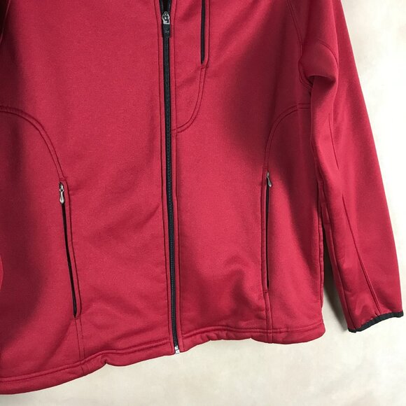 Men's UNDER ARMOUR Red Zip Front Fleece Jacket Small - Picture 3 of 7